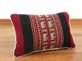 Small Throw Pillow, red / elephants