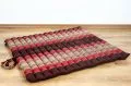 Kapok, Zafu Cushion + Quilted Seat Cushion Size XL, ruby-red
