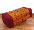 Block pillow, red / yellow