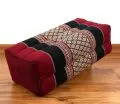 Block pillow, red / black