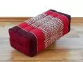 Block pillow, ruby-red