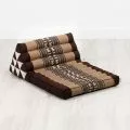 Thai Cushion 1 Fold, brown elephants