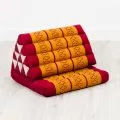 Thai Cushion 1 Fold, red / yellow