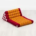 Thai Cushion 1 Fold, red / yellow