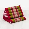 Thai Cushion 1 Fold, red / green