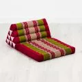 Thai Cushion 1 Fold, red / green