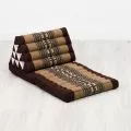 Thai Cushion 2 Fold, brown elephants