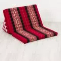 Thai Cushion XXL-Width, red elephants