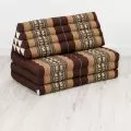 Thai Cushion XXL-Width, brown elephants