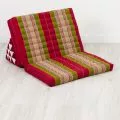 Thai Cushion XXL-Width, red / green