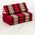 Thai Cushion XXL-Width, red / black