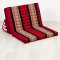 Thai Cushion XXL-Width, red / black