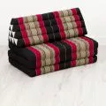 Thai Cushion XXL-Width, black / red