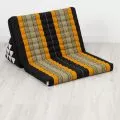 Thai Cushion XXL-Width, black / orange
