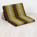 Thai Cushion XXL-Width, brown / green
