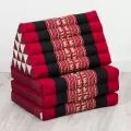 Thai Cushion XXL-Height, red elephants
