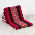 Thai Cushion XXL-Height, red elephants