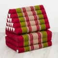 Thai Cushion XXL-Height, red / green