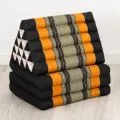 Thai Cushion XXL-Height, black / orange