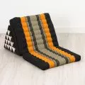 Thai Cushion XXL-Height, black / orange