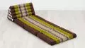 Thai Cushion XXL-Height, brown / green