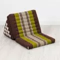 Thai Cushion XXL-Height, brown / green