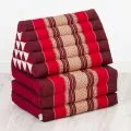 Thai Cushion XXL-Height, ruby-red