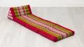 Thai Cushion 3 Fold, red / green