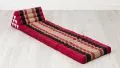 Thai Cushion 3 Fold, red / black