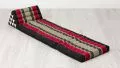 Thai Cushion 3 Fold, black / red