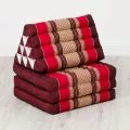 Thai Cushion 3 Fold, ruby-red