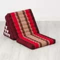 Thai Cushion 3 Fold, ruby-red