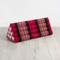Triangle Cushion XXL-Width, red elephants