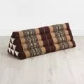 Triangle Cushion XXL-Width, brown elephants