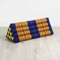 Triangle Cushion XXL-Width, blue / yellow