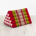 Triangle Cushion XXL-Height, red / green