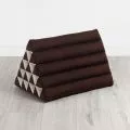 Triangle Cushion XXL-Height, monochrome, brown