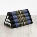 Triangle Cushion, blue elephants