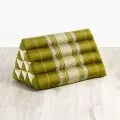 Triangle Cushion, green