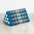 Triangle Cushion, light blue