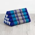 Triangle Cushion, blue
