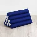Triangle Cushion, monochrome, blue