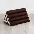 Triangle Cushion, monochrome, brown