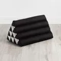 Triangle Cushion, monochrome, black