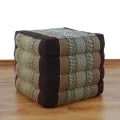 Kapok Cube Pillow, brown