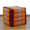 Kapok Cube Pillow, orange