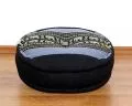Zafu Pillow, blue elephants