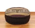 Zafu Pillow, brown elephants