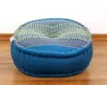 Kapok, Zafu Cushion + Quilted Seat Cushion Size XL, light blue
