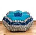 Zafu Cushion, great star, blue